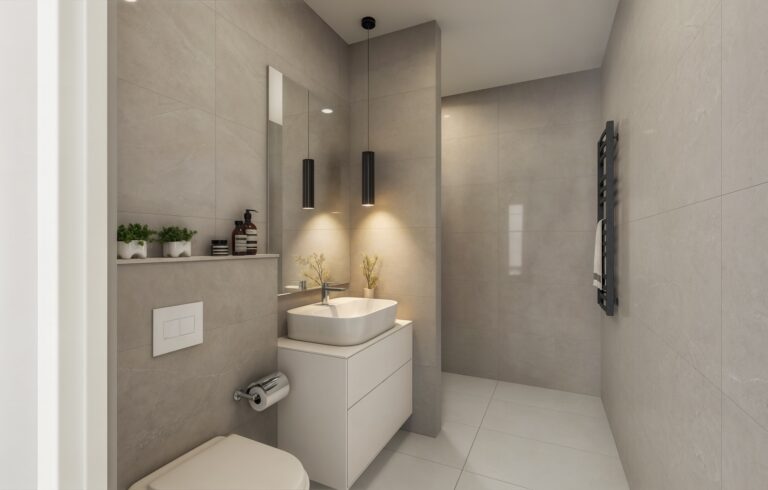 OVT Ontwikkeling project Lucernehof 58 8308 BG Nagele badkamer