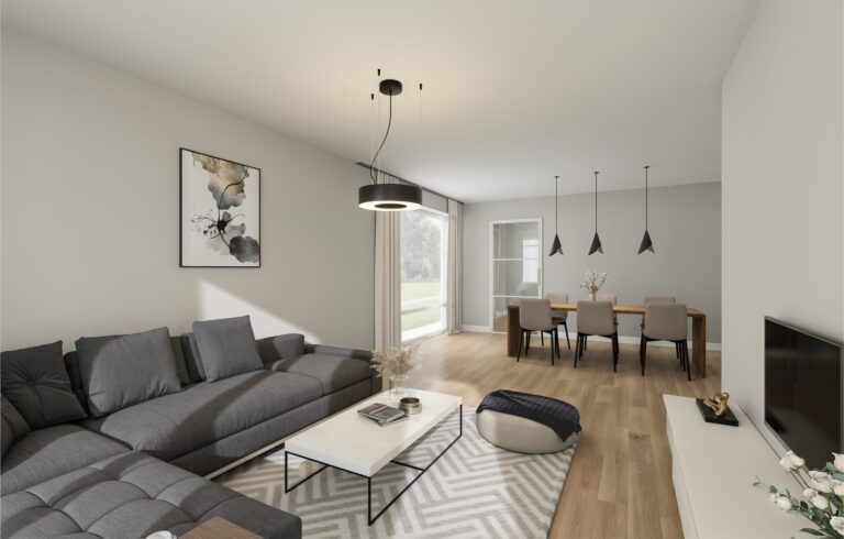 OVT Ontwikkeling project Lucernehof 58 8308 BG Nagele woonkamer